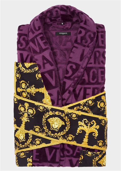 Versace robe purple